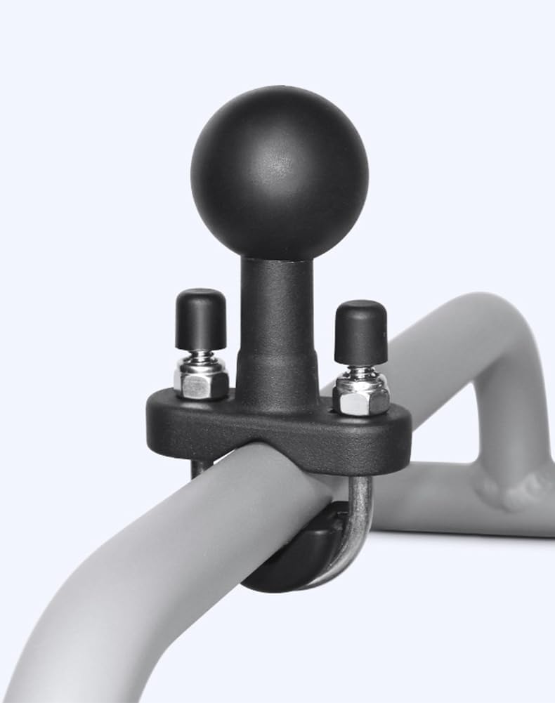 Strg Phone Mount with U-Bolt Base, Handlebar Phone Holder for Rails 0.5'' to 1.25'' in Diameter for 6" Phone Bike Motorcycle ATV/UTV and More Rails