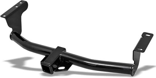 Class 3 III Black 2" Receiver Tube Rear Bumper Trailer Tow Hitch Towing Mount Compatible with 09-14 Murano