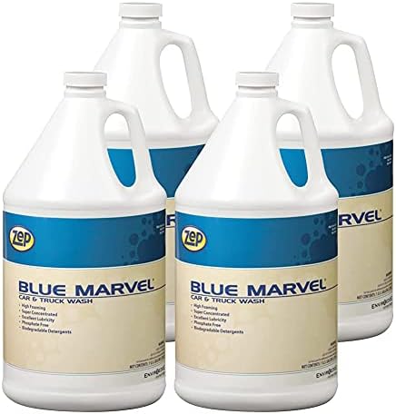 Zep Blue Marvel Car and Truck Wash - 1 Gallon (Case of 4) - 35624