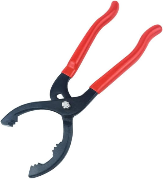 Oil Filter Wrench (L:12", Jaw Capacity: 60mm to 102mm), Automotive Oil Filter Removal Tool for Oil Change, Fuel Filter Wrench Plier (1 Set)