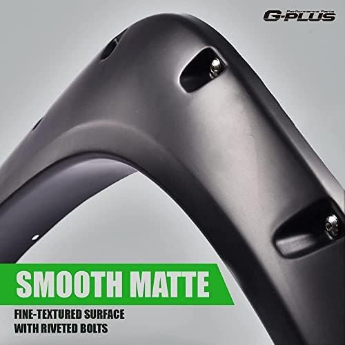 G-PLUS Fender Flares Compatible with Dodge Ram 2500/3500 2010-2018, ONLY Fit for Fleetside Models with 76.3" 98.3" (6.4ft, 8.2ft) Bed, Not Fit Dually and Chassis Cab Models