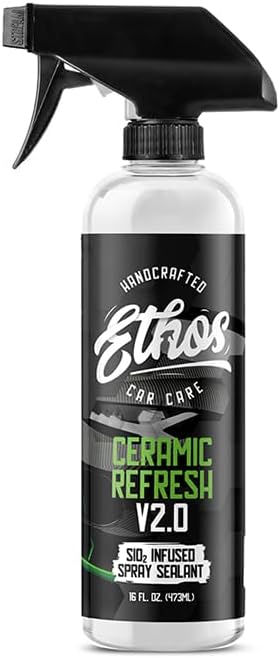 Ethos Ceramic Refresh - Ceramic Spray Sealant & Topper for Instant Gloss and 6+ Months of Protection Rejuvenates and Protects Ceramic Coatings