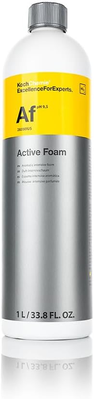 KOCHCHEMIE Active Foam - Phosphate and NTA Free, Paintwork Protective, Unique Foam Formulation, Long Lasting Sandalwood Aroma (1 Liter)
