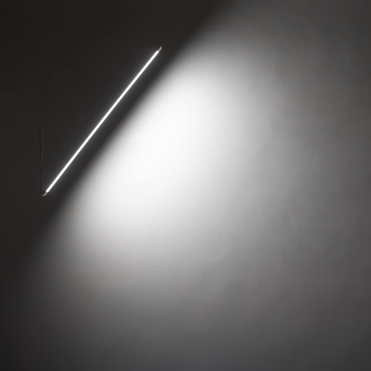 RV Cargo Truck LED Interior Utility Light Fixture 42.1" x 2.6", High Lumen-Output Low Current Draw, Frosted Lens 6000K Cool-White Even Diffused Beam, On/Off Rocker Switch 12V-24V DC, 1-Pack