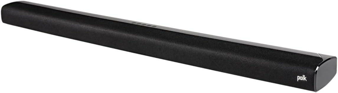 Polk Audio Signa S2 Sound Bar & Wireless Subwoofer – Exclusive VoiceAdjust Technology, Ultra-Slim Design, Works with 4K & HD TVs, HDMI & Optical, Bluetooth, Wireless Streaming