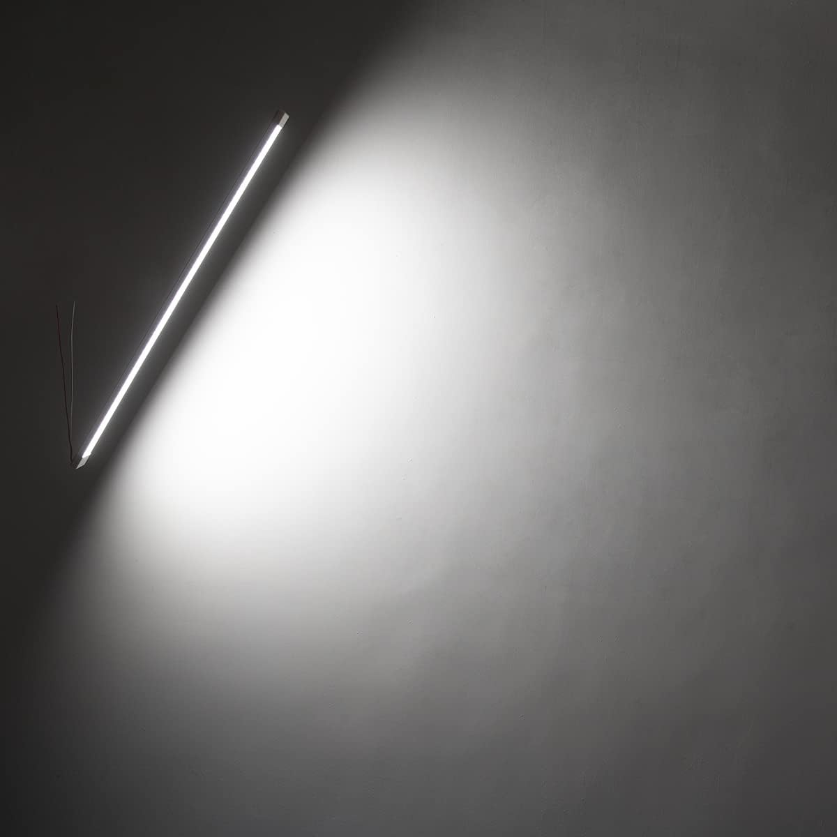 LED Interior Utility Light Fixture 38.2" x 2.6", High Lumen-Output Low Current Draw Energy Efficient, Frosted Lens 6000K Cool-White Even Diffused Beam, On/Off Rocker Switch 12V-24V DC, 1-Pack