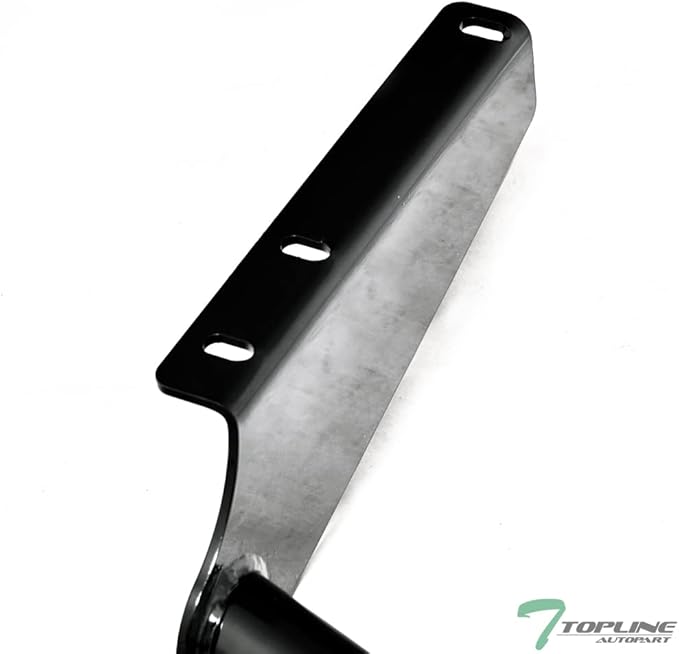 Class 3 III Black 2" Receiver Tube Rear Bumper Trailer Tow Hitch Towing Mount Compatible with 08-13 Toyota Highlander