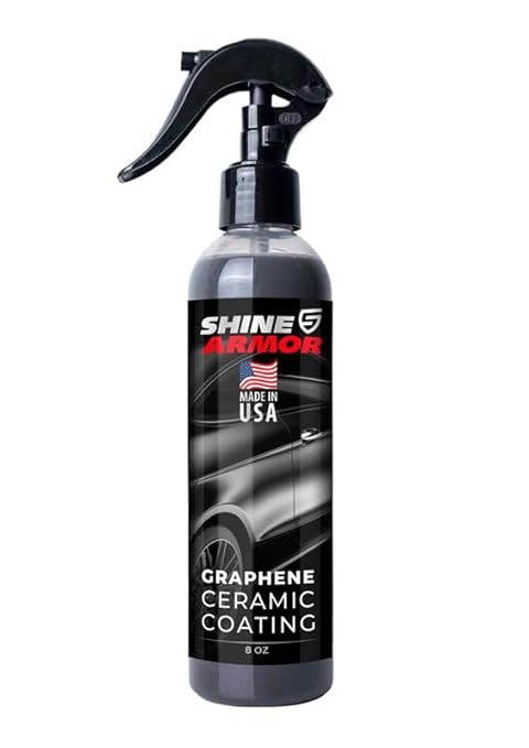 Graphene Ceramic Coating for Cars | Next Gen Car Wax Spray | Protect Paint Work with Highly Concentrated Hydrophobic Ceramic Detail Top Coat for Motorbikes, Trucks and Boats