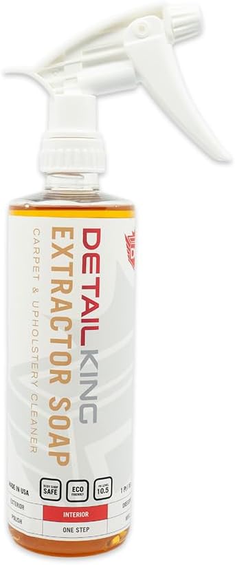 Detail King Car Interior Extractor Soap - Auto Fabric Cleaner - 16 Oz