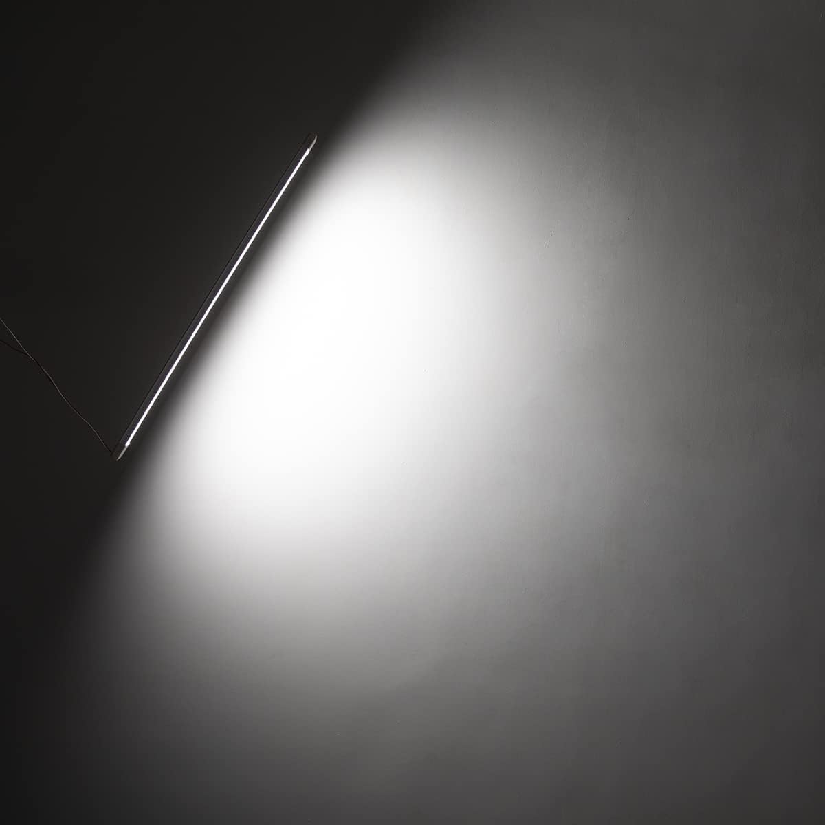 LED Interior Utility Light Fixture 30.3" x 2.6", High Lumen-Output Low Current Draw Energy Efficient, Frosted Lens 6000K Cool-White Even Diffused Beam, On/Off Rocker Switch 12V-24V DC, 1-Pack