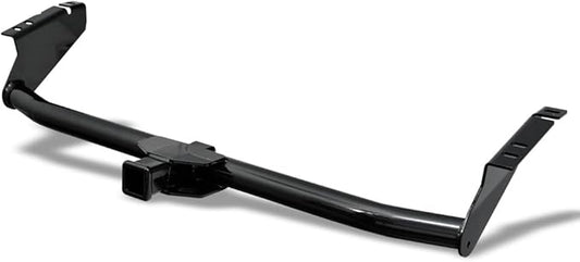 Class 3 III Black 2" Receiver Tube Rear Bumper Trailer Tow Hitch Towing Mount Compatible with 04-20 Toyota Sienna