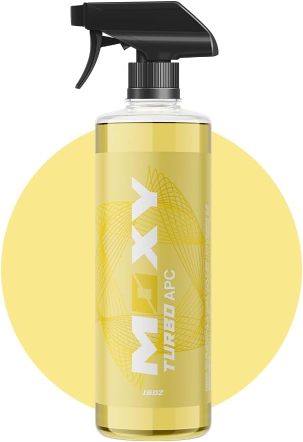 Moxy Turbo APC Concentrate - (16oz Case of 2) - All Purpose Car Cleaner - Cleaning Spray for Car Detailing - Wheel Cleaning Kit Safe for Cars, SUVs, Motorcycles, RVs, and Trucks