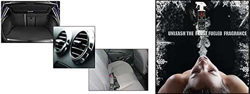 Chemical Guys AIR_224_04 Black Frost Air Freshener and Odor Eliminator, (Great for Cars, Trucks, SUVs, RVs, Home, Office, Dorm Room & More) 4 fl oz