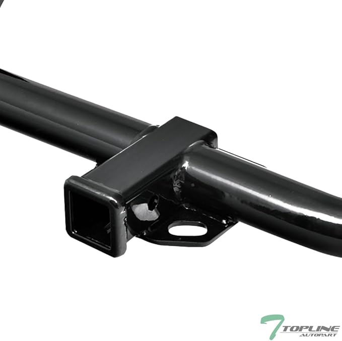 Class 3 Trailer Hitch Tow Receiver 2" Black + Ball Mount Kit Compatible With 2012-2016 Honda CR-V All Model Heavy-Duty 3500 lbs Towing Capacity Bolt-On Hitch Receiver with Chrome Trailer Ball