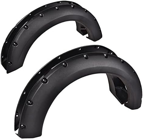 CHEDA Fender Flares, Compatible With 2004-2008 Ford F150 / 2007-2008 Lincoln Mark LT Styleside, Textured Black, FO1241232 FO1240231 FO1241231 FO1240232