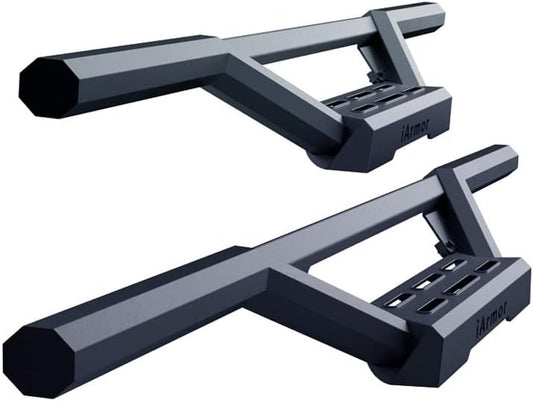 APS Drop Steps Running Boards Compatible with Ford F-150 2015-2025 Standard Cab (Excl. 22-25 Lightning EV) & 2017-2025 F-250/350 Super Duty | 304 Stainless Steel Side Steps | 5-Year Warranty