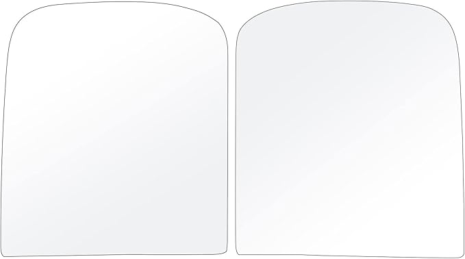 ECCPP Towing Mirror Glass 1988-1998 For Chevy/For GMC C1500/K1500 1988-2000 For Chevy/For GMC C2500/K2500/K3500 1988-2001 For Chevy C3500 Left And Right Side Upper Flat Glasses Tow Mirror Glass