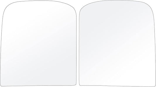 ECCPP Towing Mirror Glass 1988-1998 For Chevy/For GMC C1500/K1500 1988-2000 For Chevy/For GMC C2500/K2500/K3500 1988-2001 For Chevy C3500 Left And Right Side Upper Flat Glasses Tow Mirror Glass