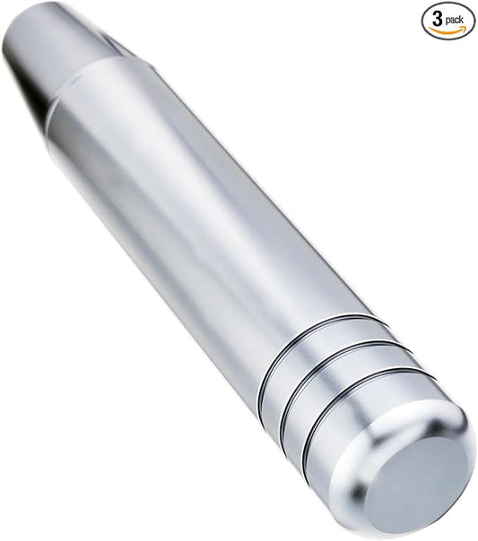 Abfer Long Shift Knob Car Gear Stick Weighted Shifter Knobs Extension Metal Shifting Lever Fit Most Manual Automatic Transmission Vehicle (Silver)