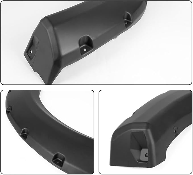 4PCS Fender Flares Compatible with 2009-2014 Ford F150 Styleside with 67.0"/78.8"/97.4" Bed Length Models Only Pocket Rivet Style Smooth Wheel Cover Trim Accessories 9L3Z16039B, FO1268100