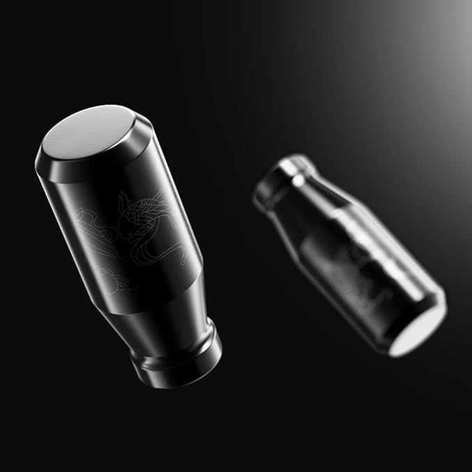 （Black） Koi Pond Manual Universal Gear Shift Knobs 3 Adapters Included Fit Compatible with Mazda Tacoma STi Nismo 2004 Honda Accord Subaru