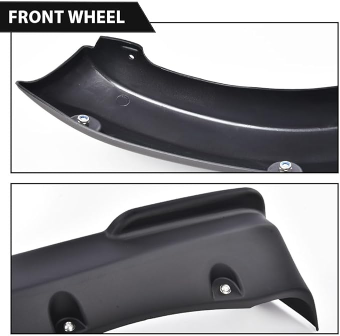 G-PLUS Fender Flares 4PCS,Compatible with Chevy Silverado 1500 2019 2020 2021(Not Fit 2019 LD),Not Fit GMC Sierra,Pocket Rivet Style Smooth Black 4pcs