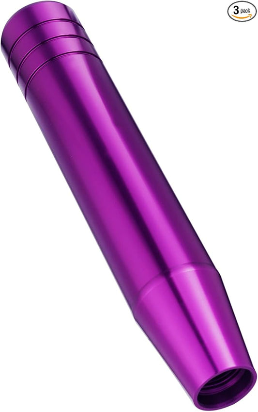 Abfer Tall Shift Knob Car Long Shifting Head Replace Weighted Gear Stick Shifter Knob Extension Fit Most Manual Automatic Transmission Vehicle (Purple-1)