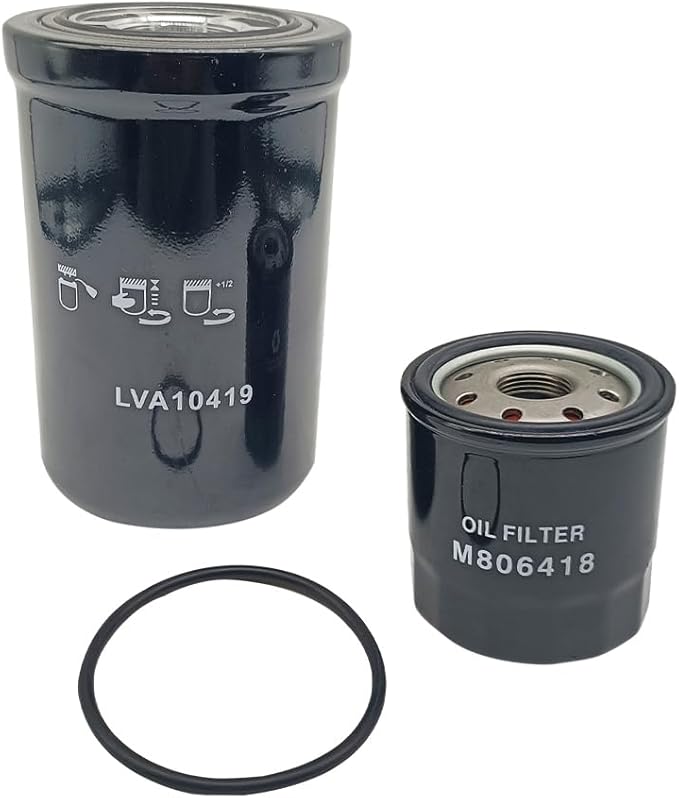 LVA21198 Maintenance Filter Kit Fit for John Deere 4200 4300 4400 Compact Utility Tractor, Oil Filter Kit Replace M131802 M131803 M806419 MIU804763 LVA10419