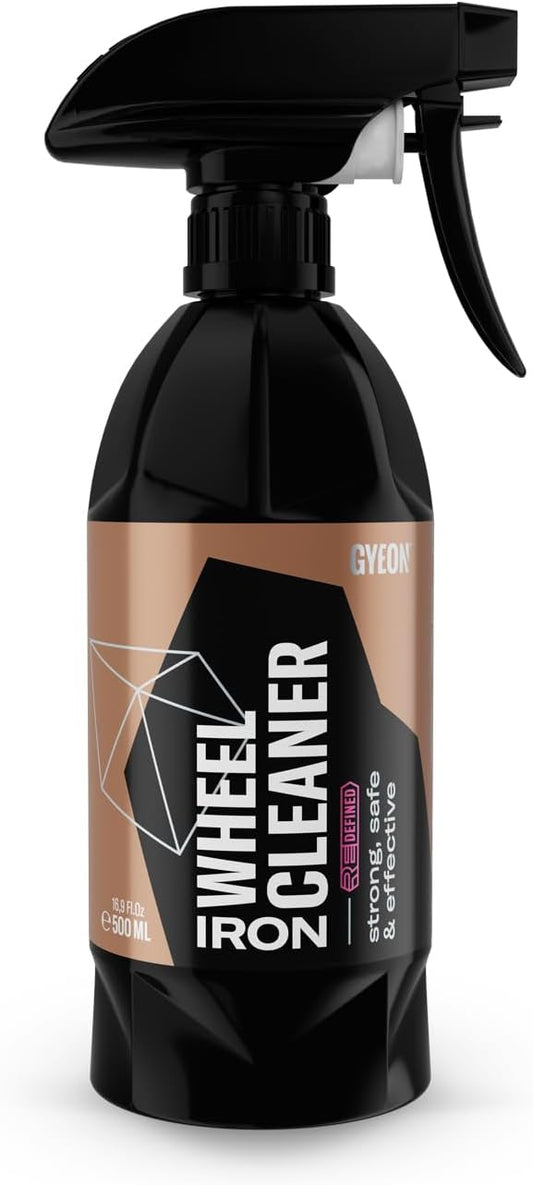 GYEON Iron Wheel Cleaner Redefined – Acid-Free Gel Formula for Brake Dust & Iron Removal – Safe on All Wheel Finishes and Rim Types – Professional Grade Wheel Cleaning Spray