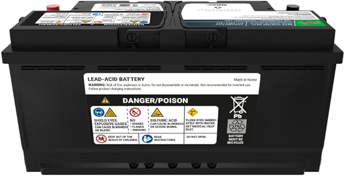 Interstate Batteries Automotive Battery 12V 100Ah (Group Size H9, 95R) 950CCA SLI AGM Automobile Replacement Battery for Cars, SUVs, Sedans, Trucks (MTX-95R/H9)