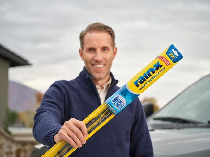 Rain-X RX30214 WeatherBeater Wiper Blades, 14" Windshield Wipers (Pack of 1), Automotive Replacement Windshield Wiper Blades That Meet Or Exceed OEM Quality And Durability Standards