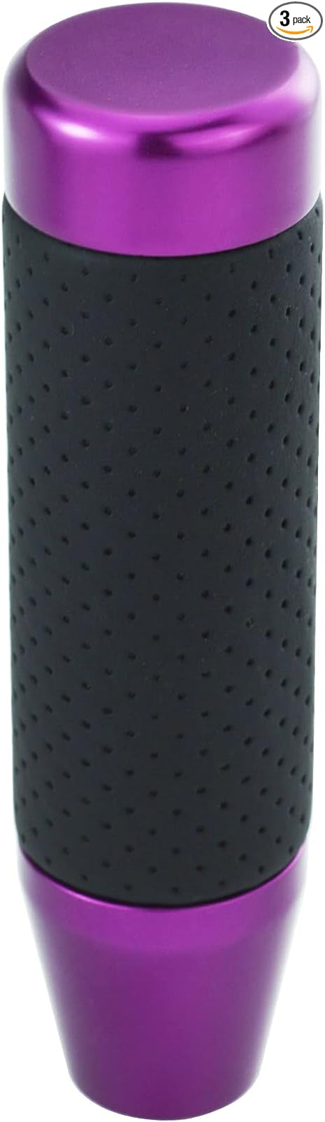 Abfer Weighted Shift Knob Short Stick Gear Shifter Adapter Leather Shift Knobs for Most Automatic Manual Vehicle Trucks