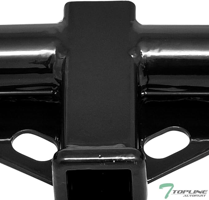 Class 3 III Black 2" Receiver Tube Rear Bumper Trailer Tow Hitch Towing Mount Compatible with 09-14 Murano