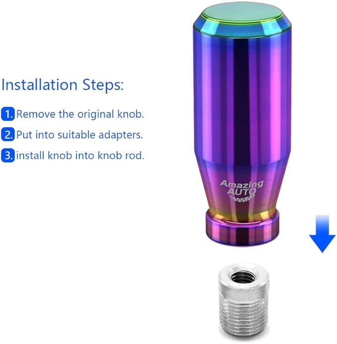 (Multicolor) Automatic Manual Weighted Shifter Knob Gear Shift Knobs for Mazda Miata Nissan 350z Subaru