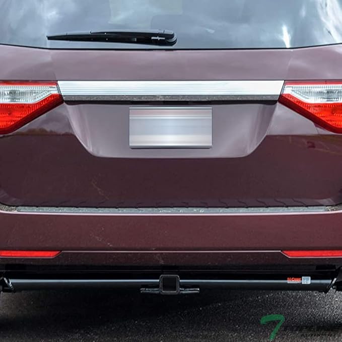 Class 3 III Black 2" Receiver Tube Rear Bumper Trailer Tow Hitch Towing Mount Compatible with 99-17 Honda Odyssey