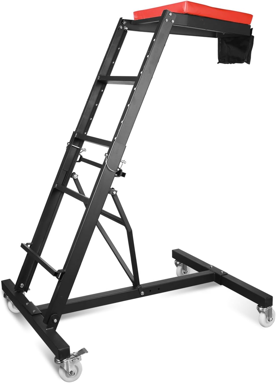 Topside Creeper for Trucks, 48"-64" Engine Creeper, 400 LBS Capacity High Top Creeper, 4 Swivel Caster Wheels,Heavy Duty Foldable Creeper for Home Garage,Auto Repair and Maintaince