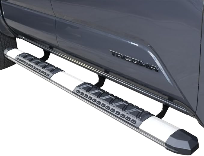 VANGUARD Running Boards Compatible with 2024-2025 Toyota Tacoma | Double Cab | Stainless Steel | 5 Inches Step Bars Side Step