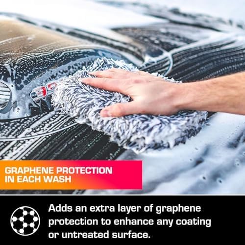 Ethos Cleanse - Graphene Ceramic Coating Infused Car Wash Soap Ultra Slick, High Suds For Foam Gun, Foam Cannon, Detailing Bucket (16oz)