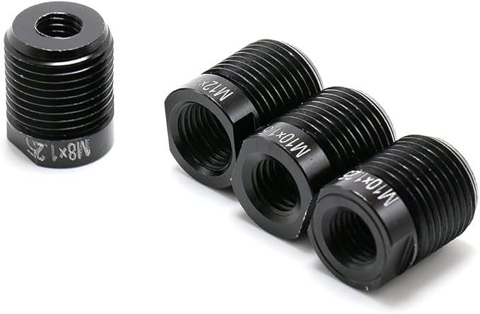 (Black) Metal Racing Manual Gear Shift Knobs Adapters for Fit Compatible with Mazda Tacoma STi Nismo 2004 Honda Accord Subaru Focus ST Miata Toyota