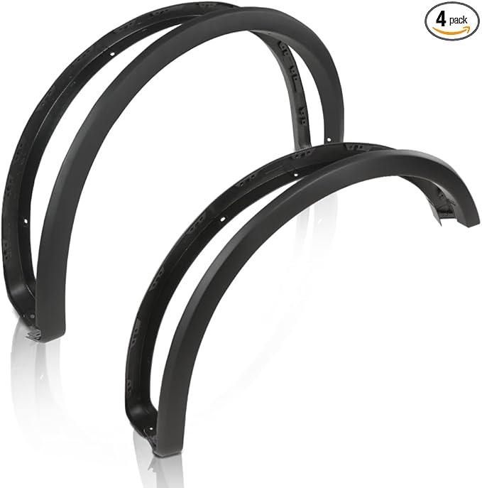 PIT66 Fender Flares Compatible with Ford F150 2018 2019 2020 Smooth Paintable Factory Style 4pcs