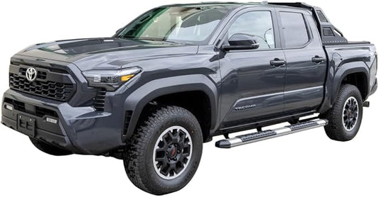 VANGUARD Running Boards Compatible with 2024-2025 Toyota Tacoma | Double Cab | Stainless Steel | 5 Inches Step Bars Side Step