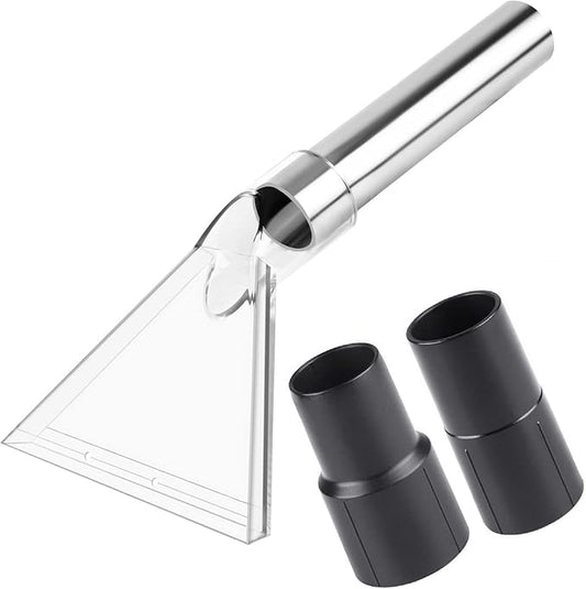 Happy Tree Hand Tool with Large 7-1/2" Clear Head for Upholstery & Carpet Cleaning, Turn Wet-Dry Vac into an Extractor, Detailing Wand Extractor Vacuum Cleaner