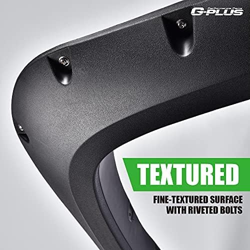 G-PLUS Fender Flares Wheel Cover trim Guards 4Pcs Compatible with 2010-2017 Dodge Ram 2500/3500 Factory Style(Do Not Fit Dually&Chassis Cab Models)