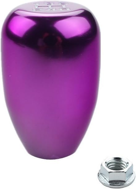 DEWHEL 5 Speed Manual Gearbox Shift Knob M12x1.25 Screw On Aluminum Purple