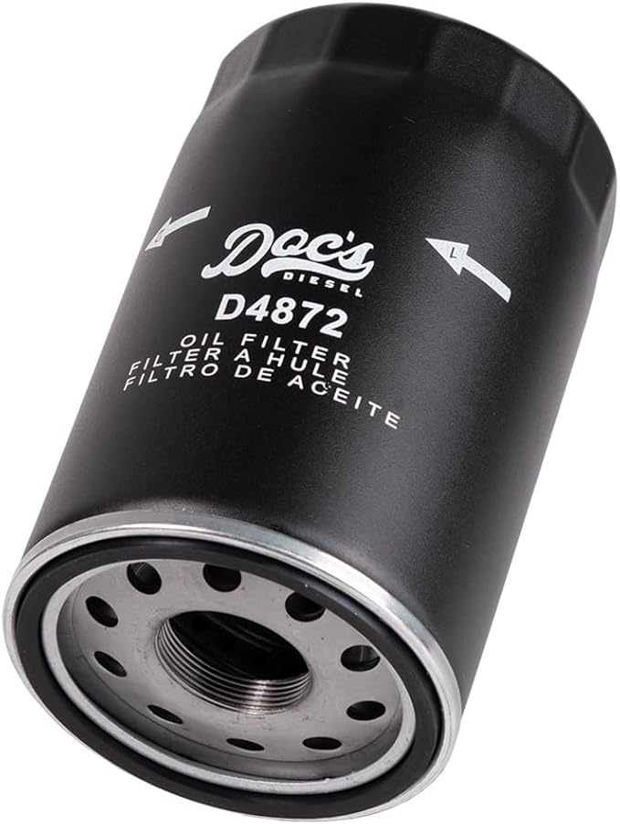 Doc's Diesel Oil Filter 12-Pack D4872-12 | Compatible with Ford 7.3L Powerstroke 1994-2003 | Replaces FL1995