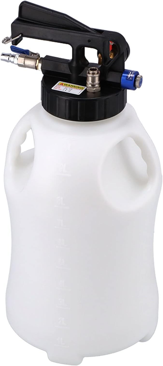 PerGar Transmission Fluid Pump Pneumatic Extractor and Dispenser Tool Kit, 10L Pneumatic Automatic Transmission Oil Filling Dispenser Engine Oil Fluid Change Tool Kit