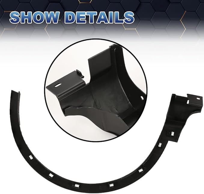 PIT66 Fender Flare,Compatible with 13-17 Ford Escape Wheel Well Arch Molding Front Left CJ5Z-16268-AB