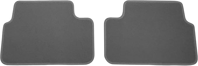 IKON MOTORSPORTS, Floor Mat Compatible with 2008-2015 Chevrolet Cruze, 2016 Cruze Limited, Factory Fitment Gray/Grey Nylon Front & Rear Car Floor Mats Liner Carpets Replacement 4PCS