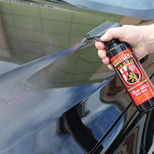 WOLFGANG CONCOURS SERIES Uber SiO2 Silica Spray | Ultimate Water Beading | Super Slick | Easy to Use | Long Lasting Spray Sealant | 16oz Bottle