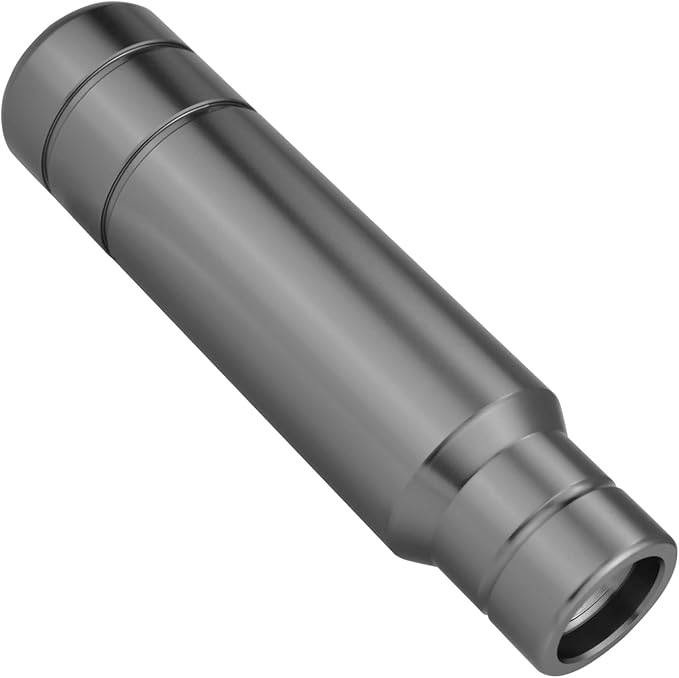 Abfer Weighted Shift Knob, 5" Aluminum Gear Shifter Knobs Metal Stick Shifting Lever Fit Most Automatic Manual Vehicle (Gray)